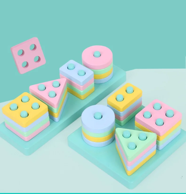 

Детский развивающий конструктор Монтессори для раннего развития