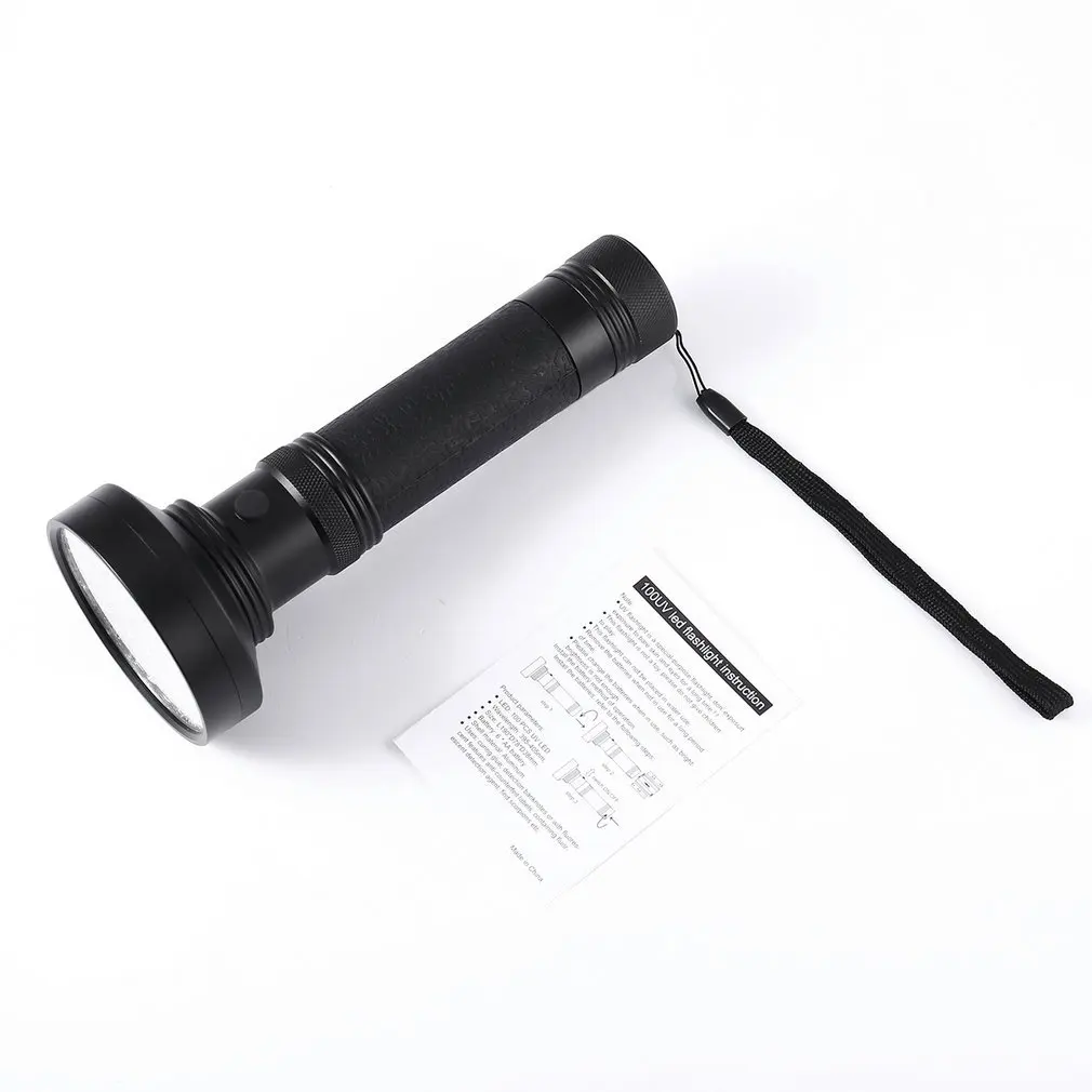 

2022 New Portable Mini 100 Led Aluminum Alloy Uv Pet Cat Dog Urine Stains Detector Head Lice Or Bed Bug Revealer Torch