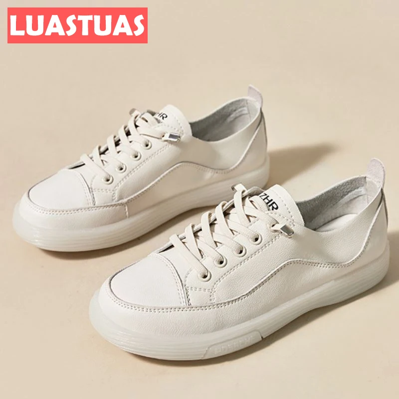 

Новые поступления 2022, женские кроссовки LuasTuas из натуральной кожи, разноцветная весенняя обувь для женщин, модная женская обувь Ins, Размеры ...