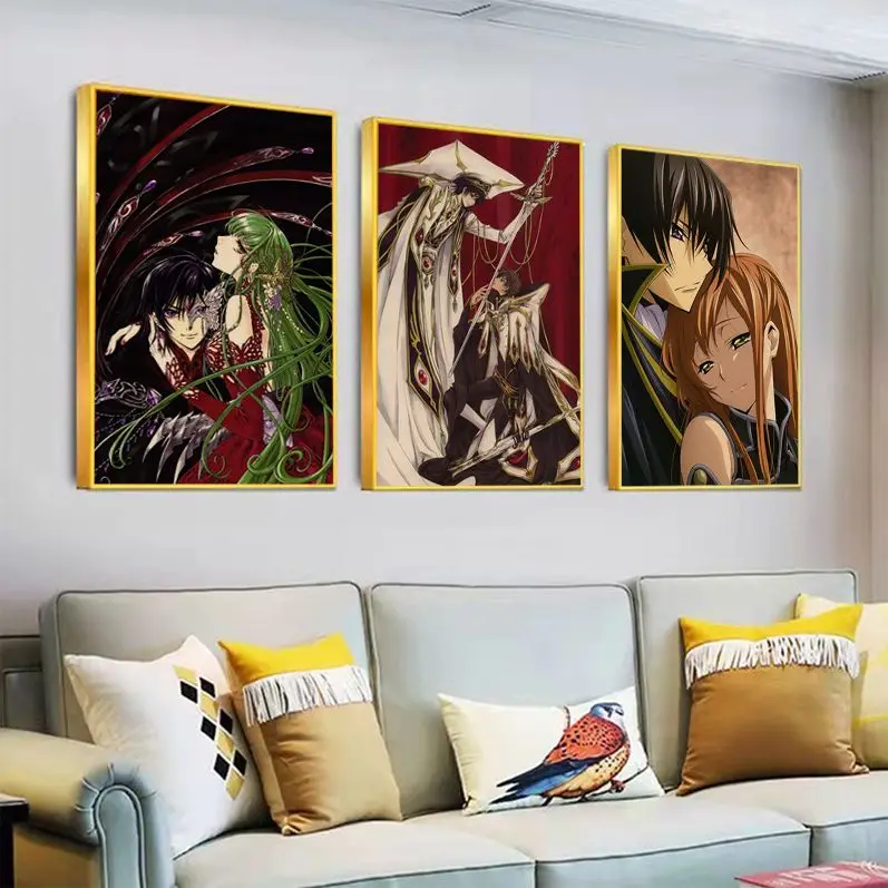 

Code Geass Classic Vintage Posters Kraft Paper Prints And Posters Vintage Decorative Painting