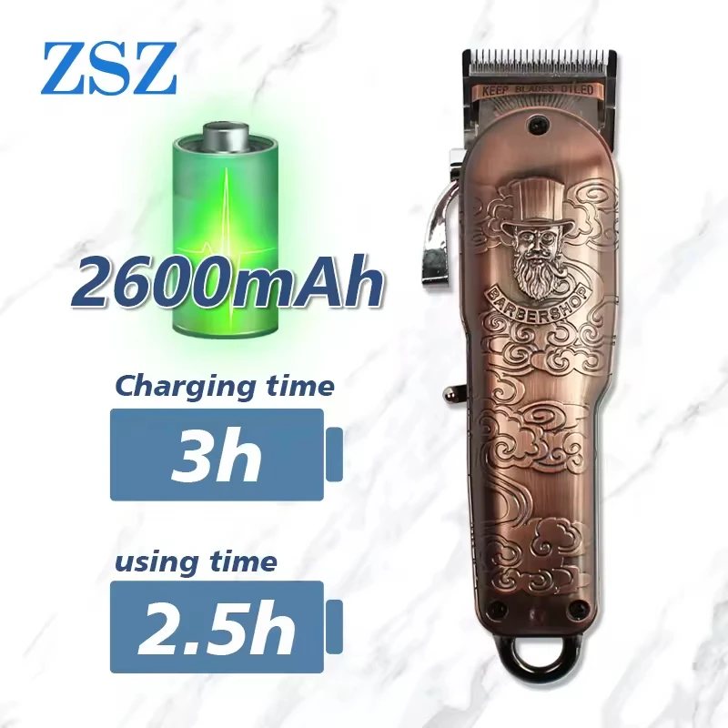 F-98 2024 Профессиональная машинка для стрижки волос с регулируемым лезвием мужских