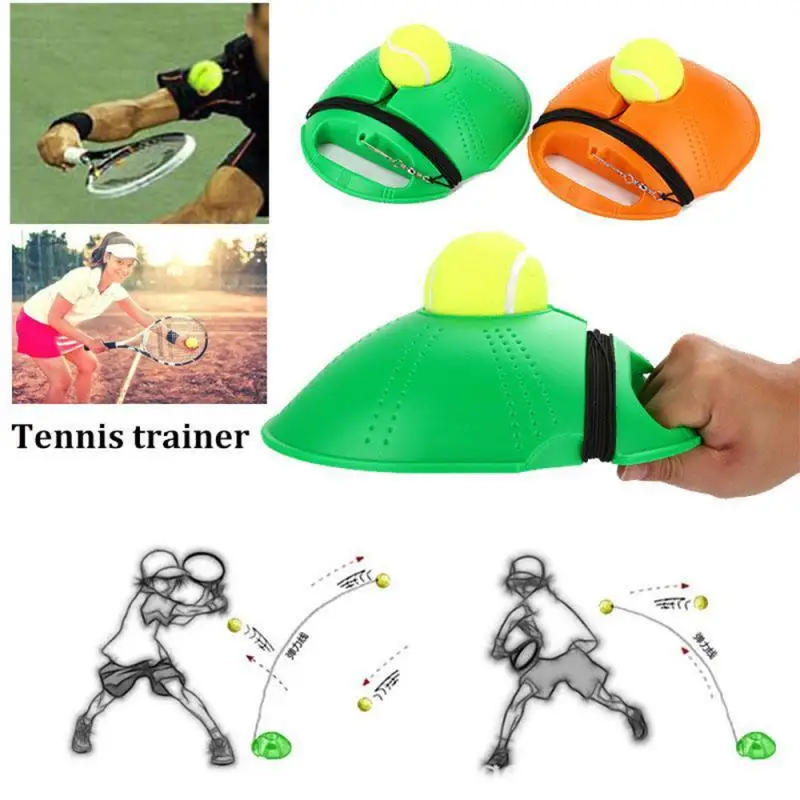 

Противоскользящий дизайнерский Портативный Теннисный мяч, самовосстанавливающийся мяч из полиэтиленового материала, спарринговый тренажер для тенниса