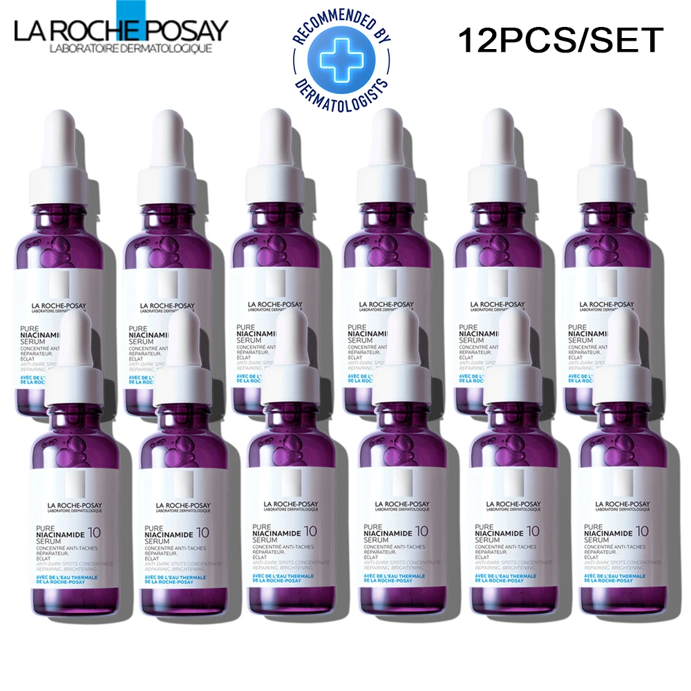 

12PCS La Roche Posay Niacinamide 10 Serum 30ml Anti-aging Reduce Fine Lines Gentle Exfoliation Moisturizing Brighten Skin Care