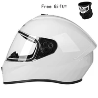 professional safety double lens racing motorcycle helmet cross country full face helmet capacetedot approved casco moto