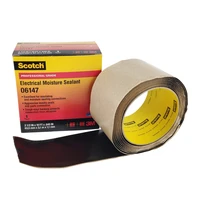 06147 electrical moisture sealant with aggressive mastic seals tape vinyl pvc black insulation electrical wire tape