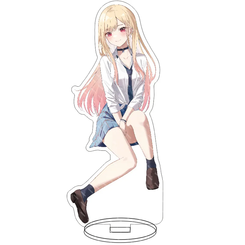 

Anime My Dress Up Darling Action Acrylic Figures Stand Model Toy Gojo Wakana Kitagawa Marin Cartoon Desk Decoration Sign Gift