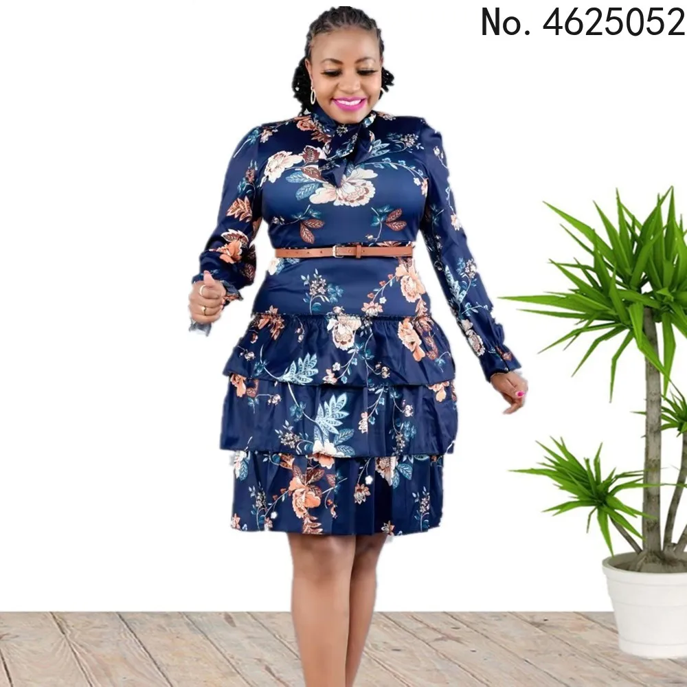 

Одежда в африканском стиле 2XL-6XL, рождественские африканские платья для женщин, одежда на осень и зиму, женское платье с принтом Bondycon 2022