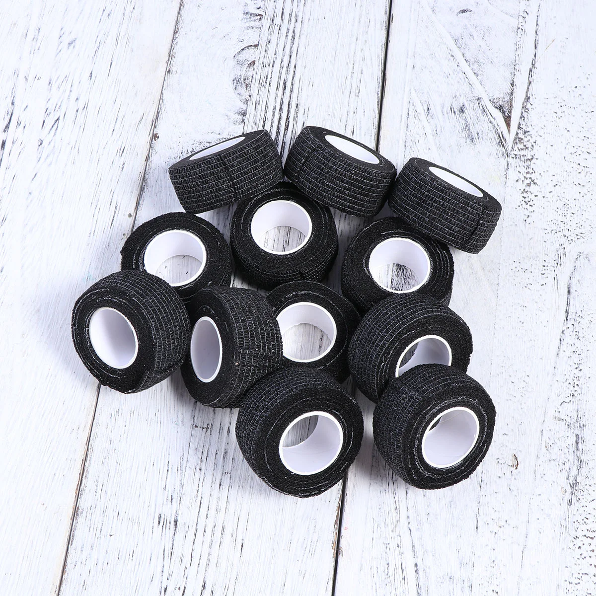 

Elastic Wrap Black Elastic Adhesive Tape Bandages Adherent Cohesive Wrap Bandages Black Stretch Bandage Wrap First