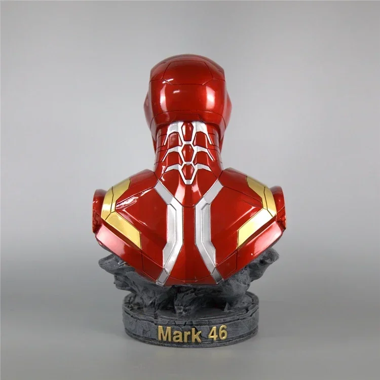 36 см супергерой Железный человек MK42 Марк раскраска фигурка статуя из смолы