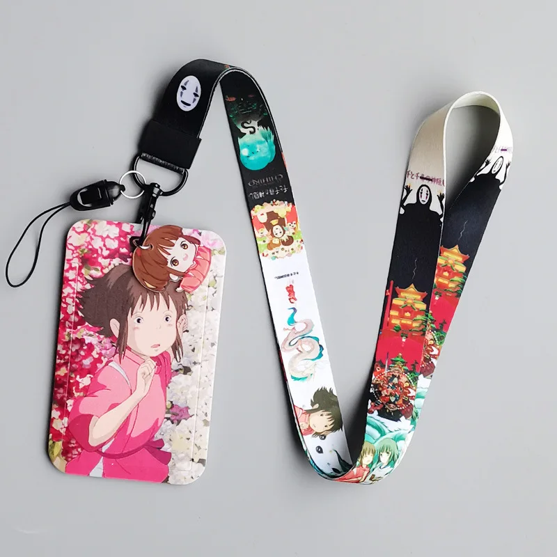 Шнурок для ключей из японского аниме брелок держатель удостоверения личности