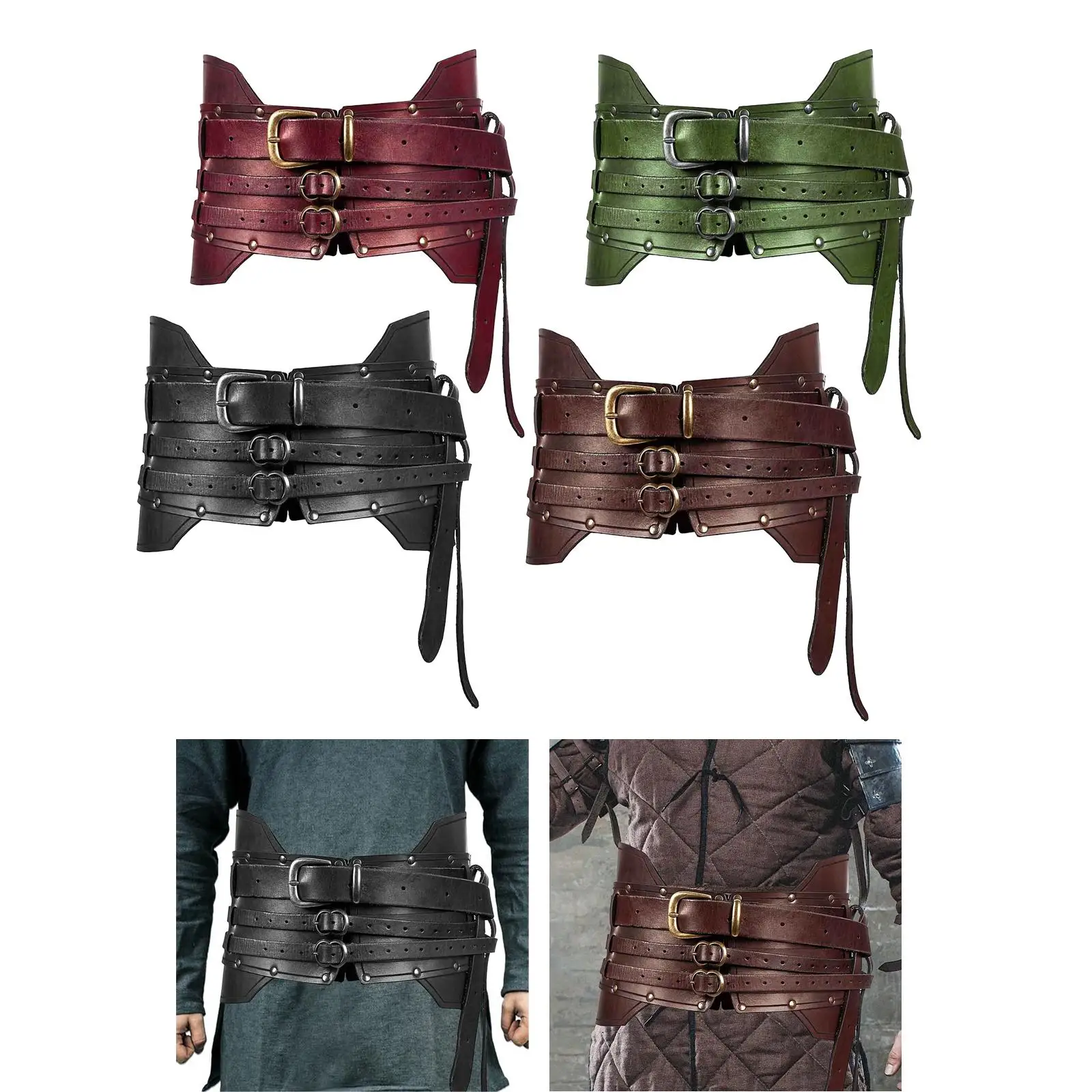 Средневековый широкий пояс для косплея почек фэнтезийный костюм на Хэллоуин