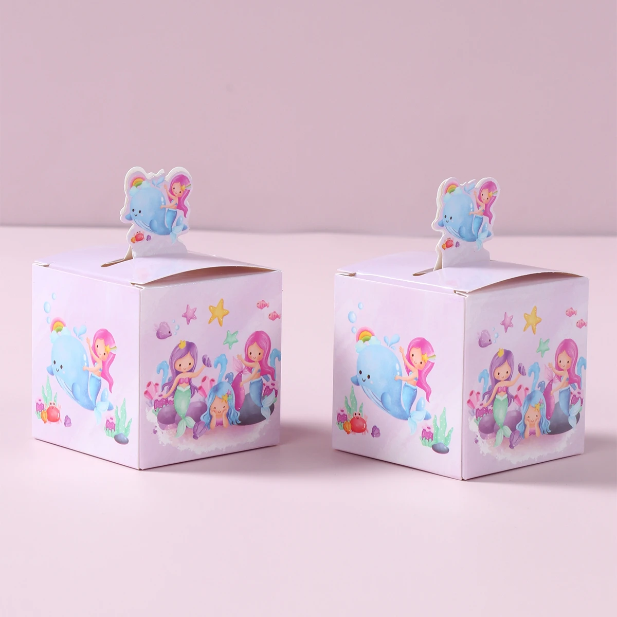 24 шт. Подарочная коробка для конфет в стиле русалки