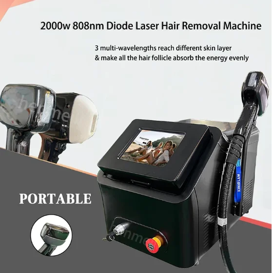 

Best Selling 2000W Depilation Beauty Equipment Ice Titanium Device 808nm 755nm 1064 nm Diode Laser Painless Hair Removal