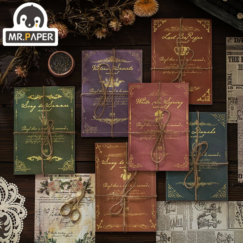 

Mr.Paper 6 Дизайн Ретро стиль Джерси Chenhui серия Материал Бумага креативная ручная учётная запись рукоделие декоративный материал Материал Бума...