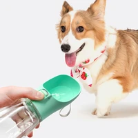 350550ml portable pet travel water bottle dog water bowls high temperature resistant puppy accessories cute water bottle