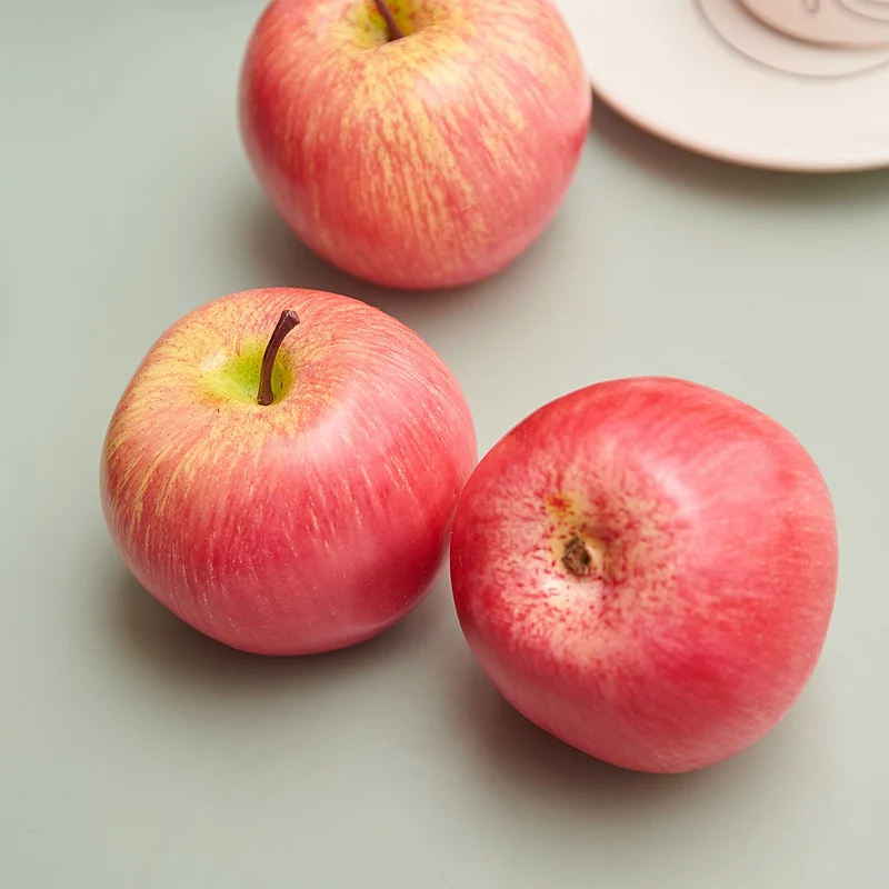 

Simulation Fruit Model Red Apple Fruit shop Fruits and Vegetables Decoration Family Table Decoration Photography Shooting Props