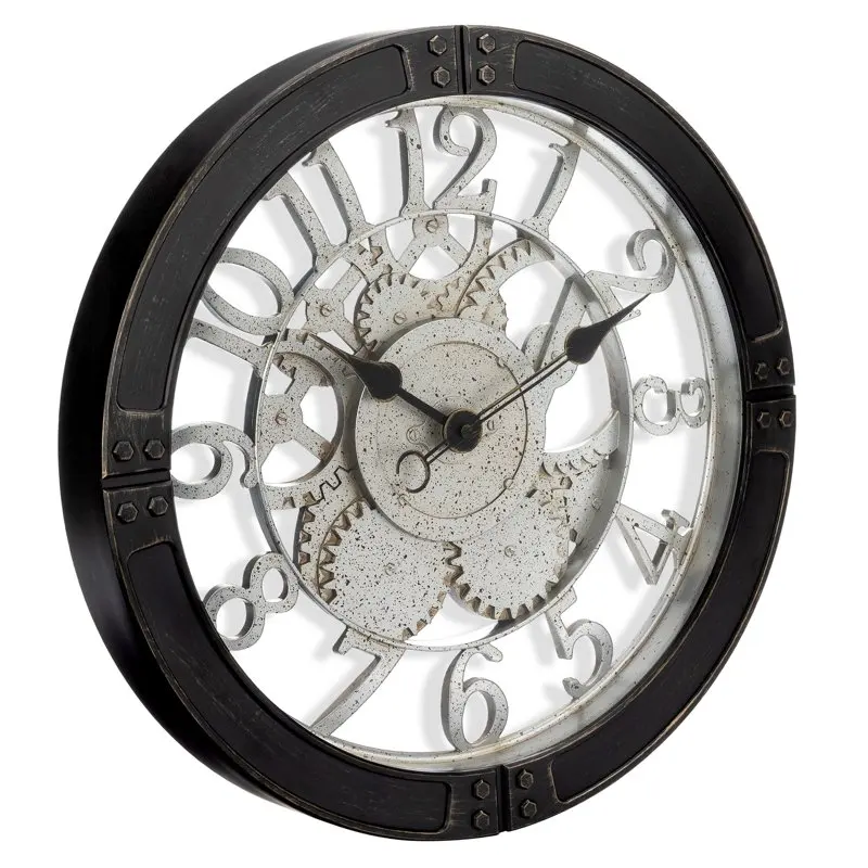 

, Luxurious & Strikingly Beautiful Luxurious & Strikingly Beautiful Brown/Bronze Analog Wall Clock Model 32947 - Quality Gears f