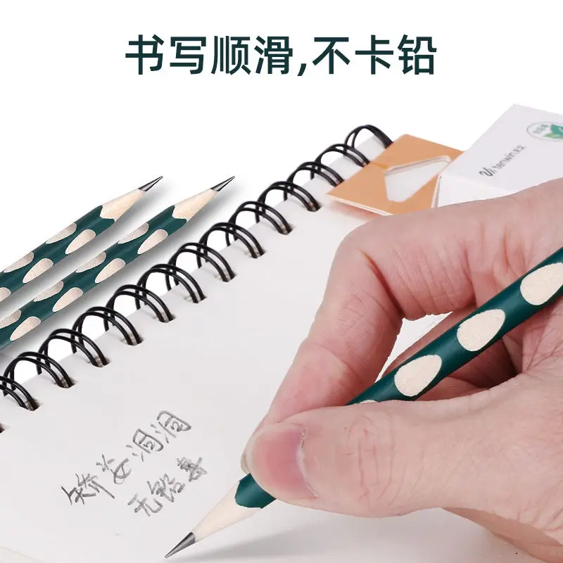 Correction Grip Posture Primary School Student Pencil Student Special Pencil Hb Triangle Rod Hole Pen Children's Pen