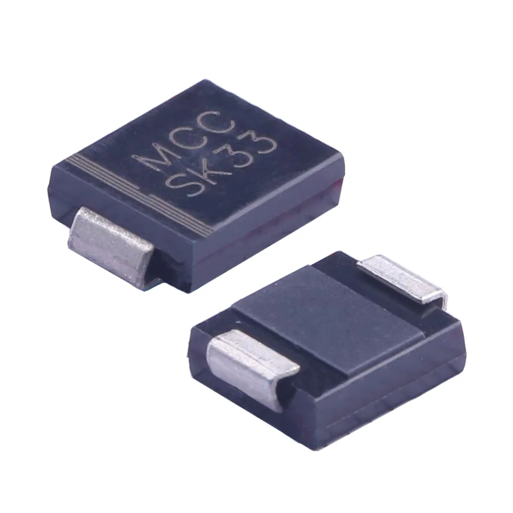 

10 PCS Schottky diode 30V 3A 500mV 3A SMC(DO-214AB) SK33-TP