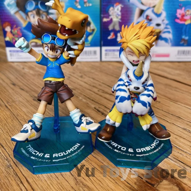 Новый 11 см Digimon Adventure Yagami Taichi Ishida Yamato Рисунок Kawaii Фигурка Коллекция игрушек Аниме