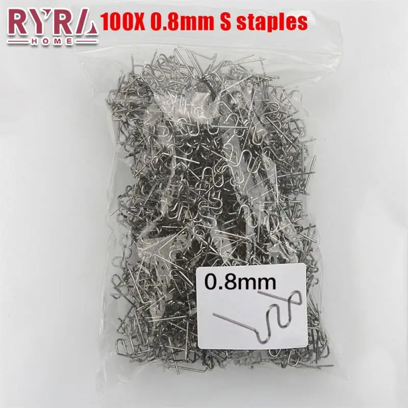 

100Pcs/Set Hot Stapler Staples For Plastic Welder Plastic Repair Standard Pre Cut Wave Staples Car Bumper Repair Soldering Tools