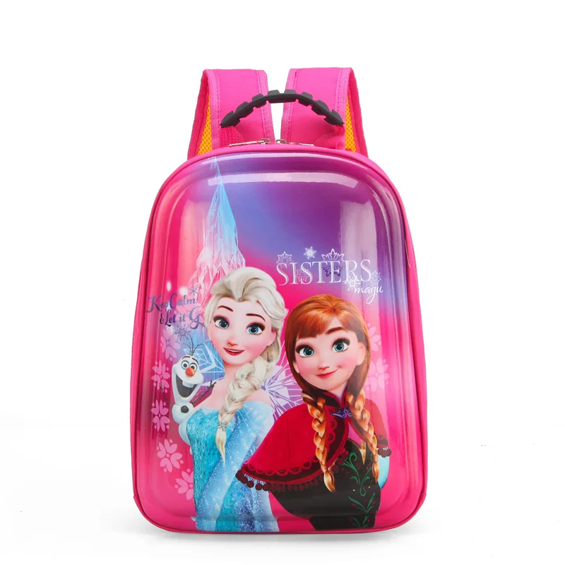 

Disney cartoon princess frozen children's school bag kindergarten boys and girls cute baby bag shell Sophia animated backpack