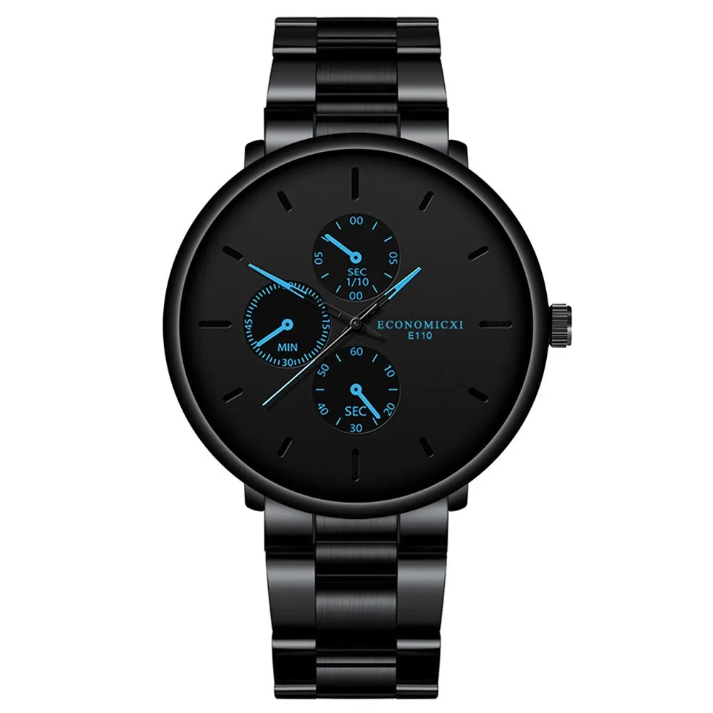 

New Men Business Fashion Watch Men's Steel Belt Sport Quartz Wrist Watch Часы Мужские Relogio Masculino Reloj Hombre 2022