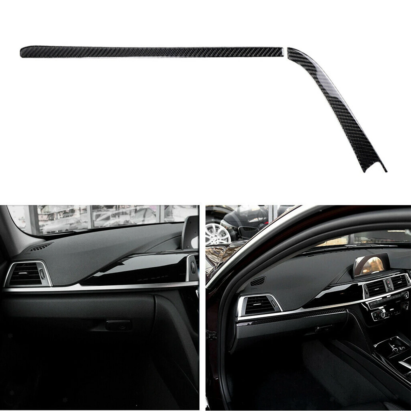 

Car Central Control Panel Strips Frame Trim For BMW F30 F32 F34 2013-2018