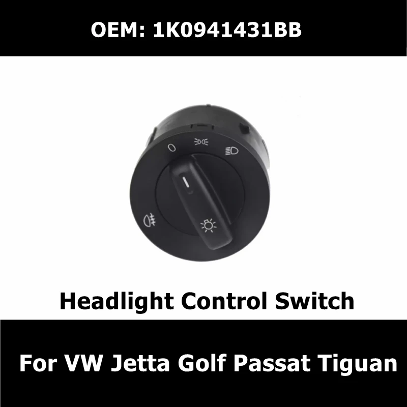 

1K0941431BB автомобильные аксессуары переключатель управления фары для VW Jetta Golf 5 6 Passat B6 Rabbit Tiguan 1K0 941 431BB