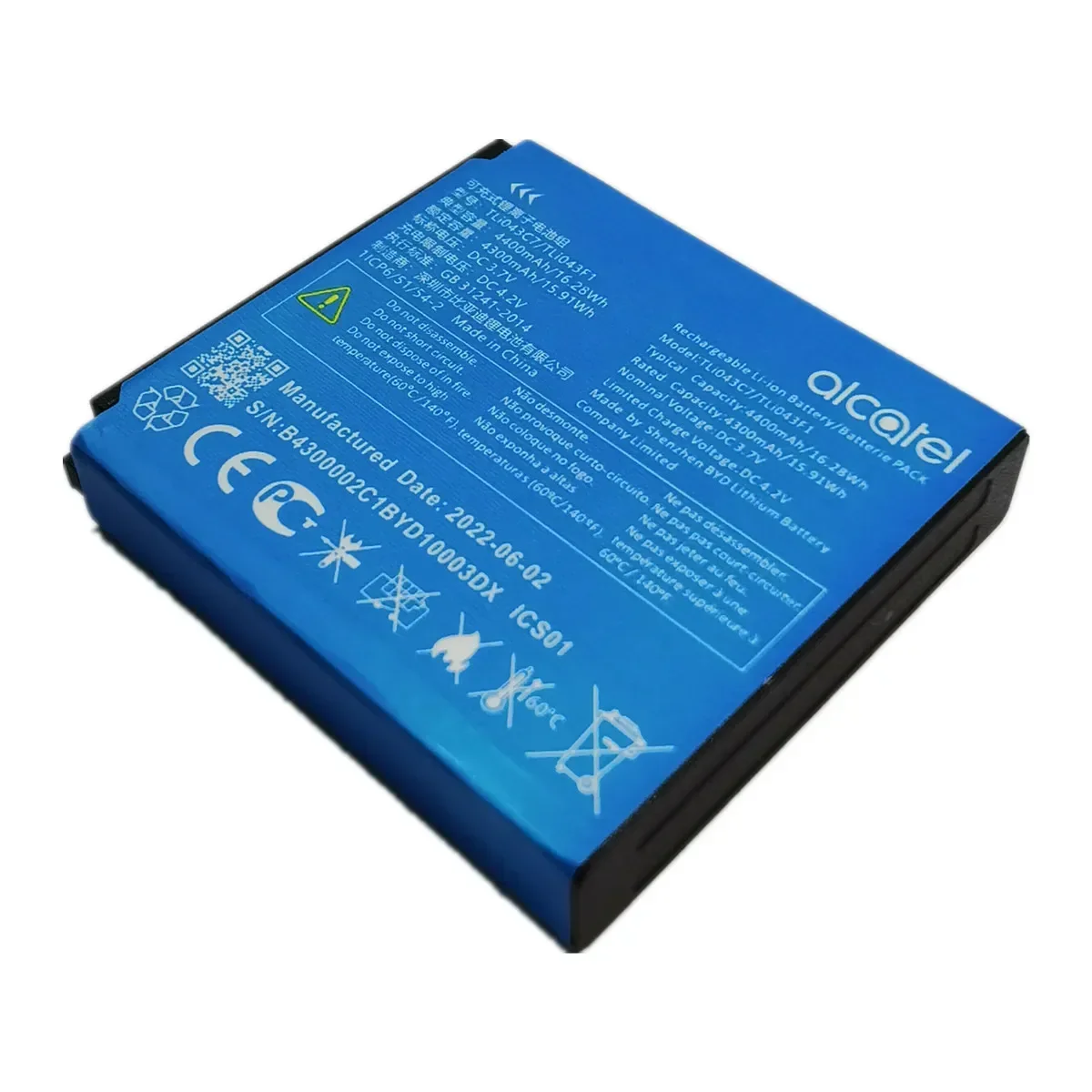 Оригинальный аккумулятор TLi043C7 TLi043F1 4400 мАч для Alcatel Linkzone 2 точка доступа Wi-Fi MW43TM21