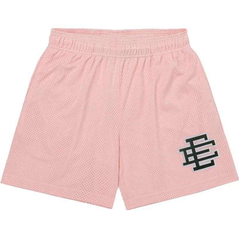 

Pink Eric Emanuel EE Basic Shorts Male Casual Running Fitness Breathable Quick Dry Summer Gym Workout Mens Mesh Training Shorts