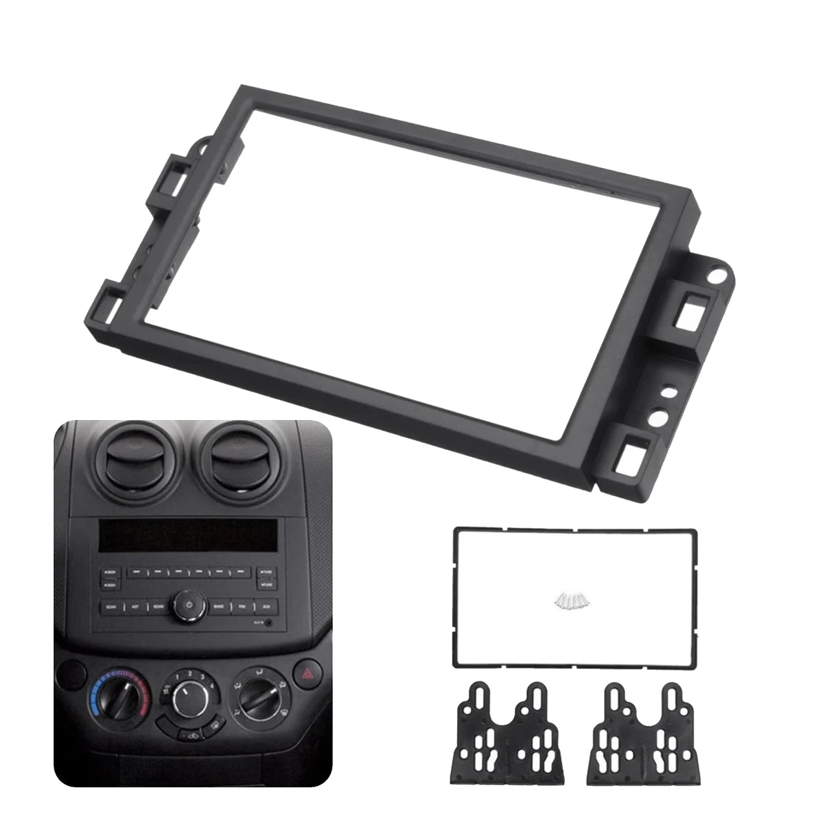 

2Din Car Radio Fascia CD DVD Audio Dashboard Panel Frame for Chevrolet Captiva / Lova / Gentra / AVEO