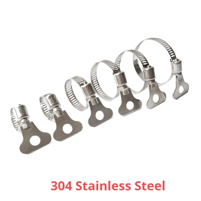 

Хомуты из нержавеющей стали 304, регулируемые, для водопроводных труб