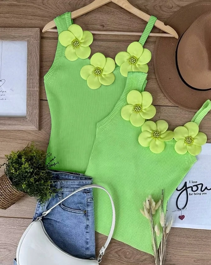 Украшение из бисера с цветочным узором модный и элегантный однотонный вязаный