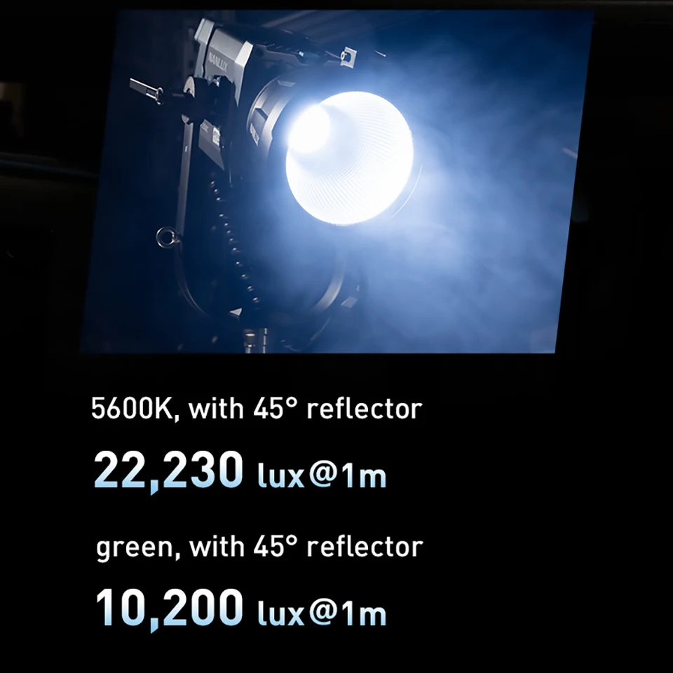 Фото Светодиодный прожектор Nanlux Evoke 600C RGB CRI96 TLCI 97 1000-20000k заполняющий свет для фотостудии включает 25 °   Отражатель №3