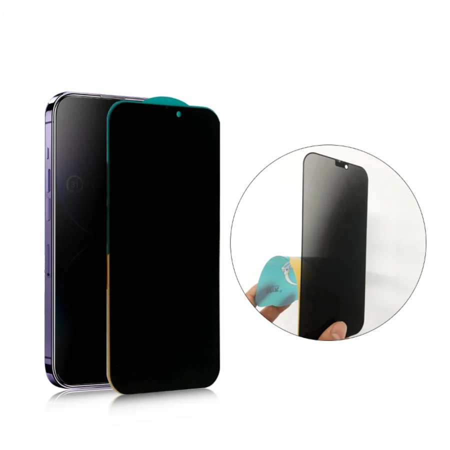 

2PCS Privacy Tempered Glass Screen Protector For Iphone 14 13 15 12 11 Pro Max X XS XR 7 8Plus