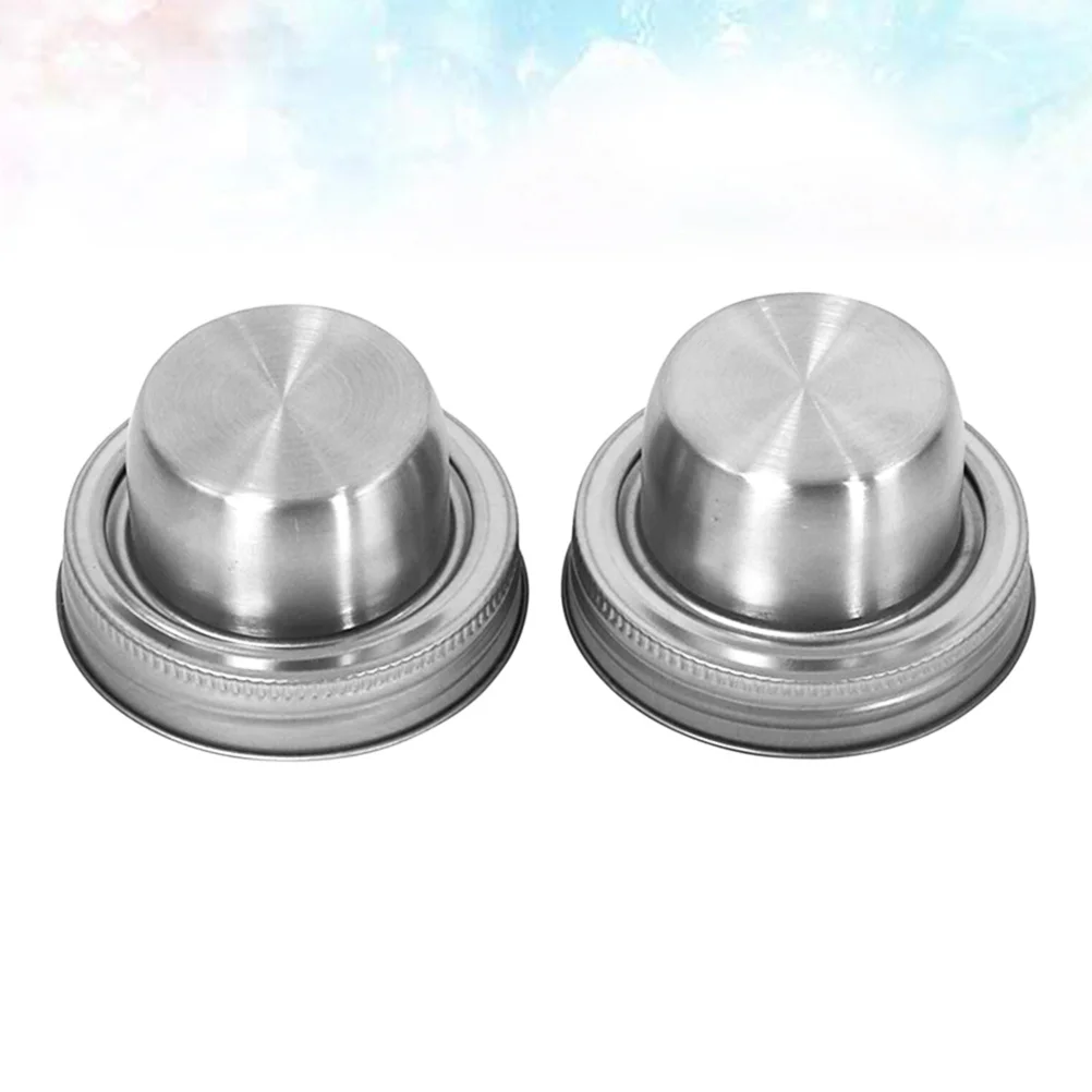 

Jar Shaker Lids Lid Mason Cocktail Cover Stainless Steel Jars Canning Peppers Caps Holes Sugar Regular Cap Bottler Rub Sprouting