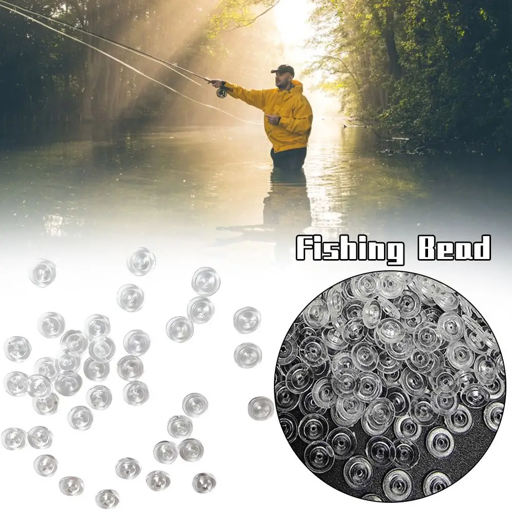 

High Quality S/L Sea Half Round Stopper Beads Stoppers Fishing Bead Glowing Balls