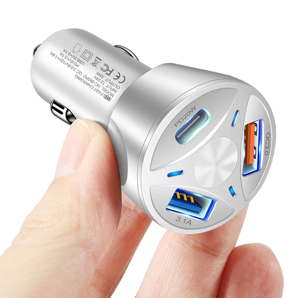 

Автомобильное зарядное устройство с 2 USB-портами, 5 В-а