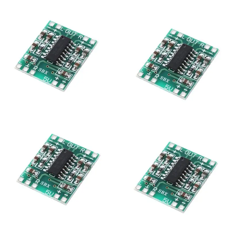 Фото 4X PAM8403 Аудиомодуль USB DC 5V, цифровой усилитель класса D, плата усилителя с ЖК-дисплеем №1