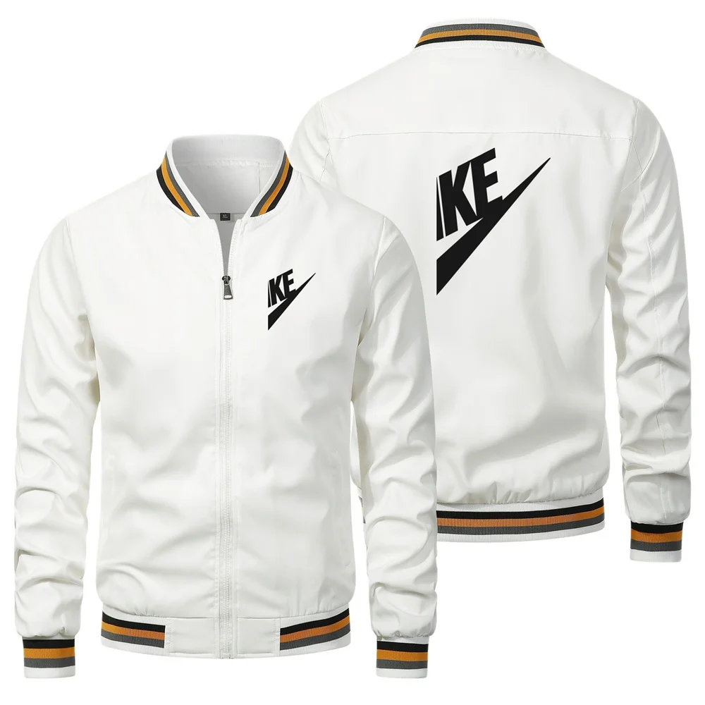 

Новинка 2023, мужская куртка, модная бейсбольная униформа для мальчиков, Свободный кардиган на молнии в стиле хип-хоп, мужская одежда с принтом букв, Прямая поставка