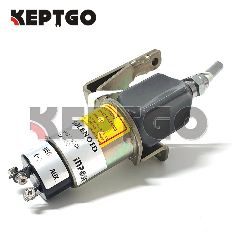 04159708 12 В стопорный электромагнитный клапан для двигателя Deutz 0415-9708 0415/9708 0415 9708