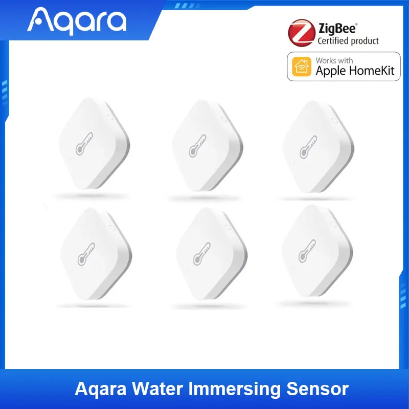 

Датчик температуры Aqara Zigbee с дистанционным управлением, умный датчик давления и влажности воздуха для умного дома, работает с приложением Xiaomi Homekit
