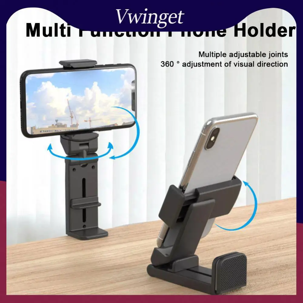 

Mobile Phone Holder Foldable Mini Phone Support 360 Degree Rotating Creative Phone Accessories Smartphone Mount Portable