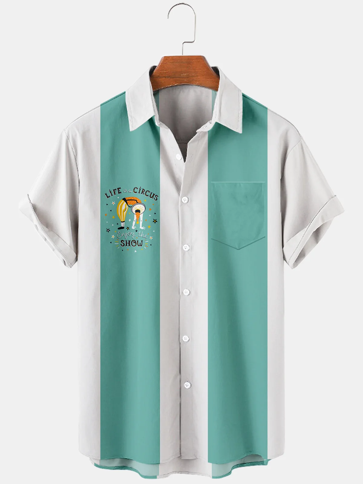 

Новая гавайская рубашка с забавным принтом обезьяны, топы с короткими рукавами на пуговицах с карманом, повседневные большие размеры для мужчин и женщин