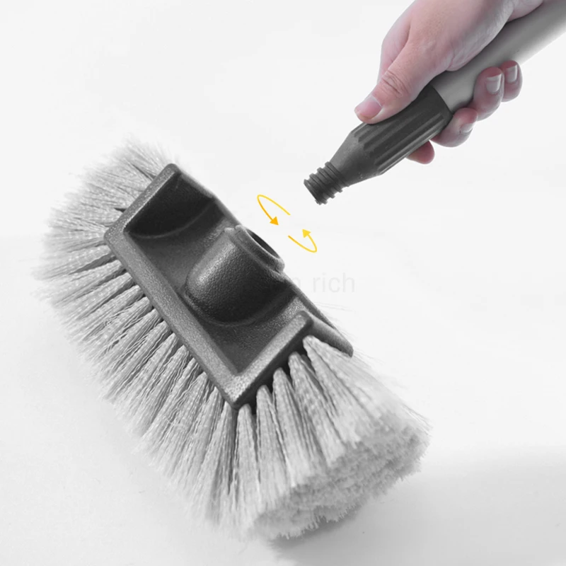 

Car Automatic Telescopic Long Rod Spray Water Brush Auto Windshield Window Wipe Glass Cleaner Washing Tool (Grey Color )