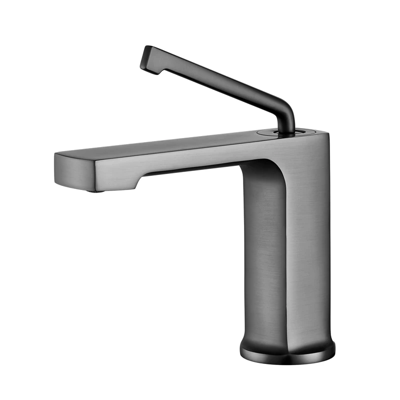 Basin Sink Bathroom Faucet Deck Mounted Hot Cold Water Basin Mixer Taps Lavatory Sink Tap Crane