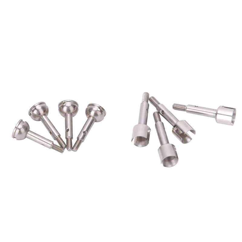 

4Pcs Steel Front/Rear Wheel Axle Replacement Accessories Fit for WLtoys 144001 1/14 RC Off-Road Car Parts