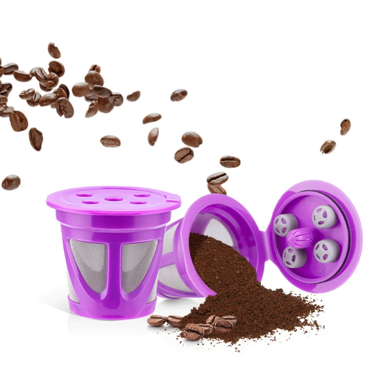 

Refillable Coffee Filter Cup Reusable Coffee Pod Filled Capsule Compatible With 2.0 & 1.0 K Cup Coffee Makers