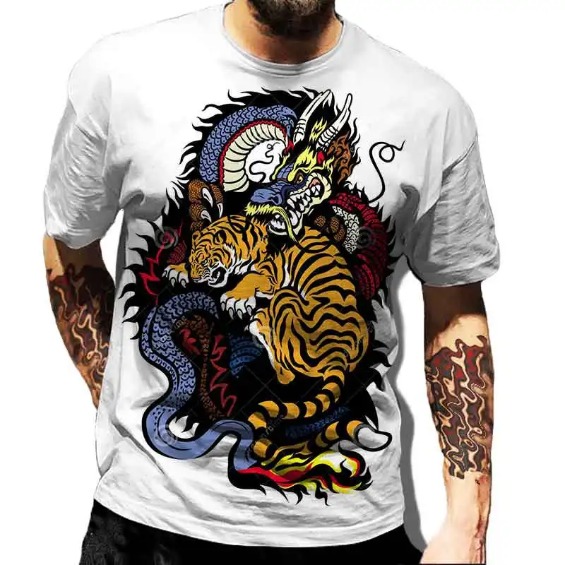 

Футболка мужская оверсайз с коротким рукавом и круглым вырезом